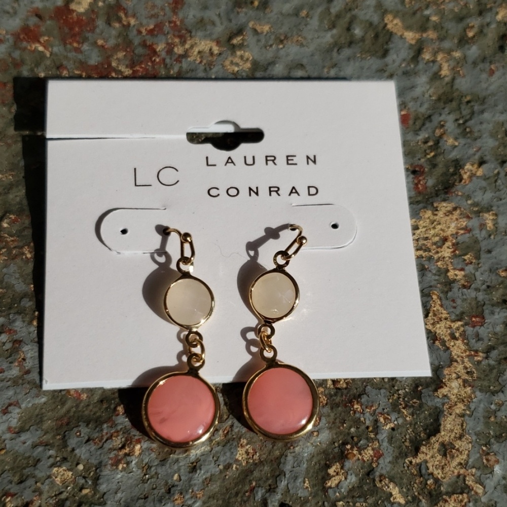 NWT pink earrings